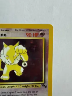 1999 Pokemon Hypno 8/62 Fossil Holo Trading Card Game TCG - Image 3