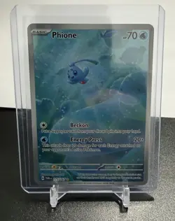 Phione Pokemon TCG Twilight Masquerade Illustration Rare Card 175/167 - Image 1