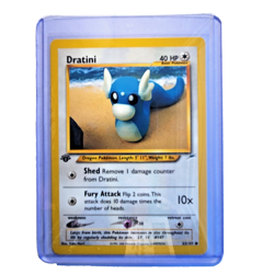 Dratini 63/105 Pokemon TCG 1st Edition Neo Destiny NM Vintage 2002 Card - Image 1