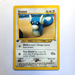 Dratini 63/105 Pokemon TCG 1st Edition Neo Destiny NM Vintage 2002 Card - Image 2