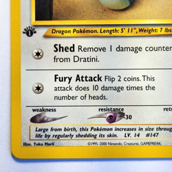 Dratini 63/105 Pokemon TCG 1st Edition Neo Destiny NM Vintage 2002 Card - Image 5