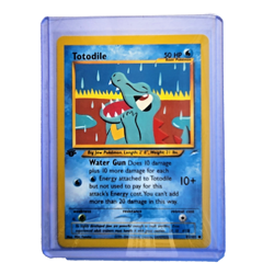 Totodile 85/105 Pokemon TCG 1st Edition Neo Destiny NM Vintage 2002 Card - Image 1