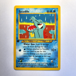 Totodile 85/105 Pokemon TCG 1st Edition Neo Destiny NM Vintage 2002 Card - Image 2