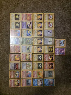 Pokemon TCG Lot Of 38 Vintage Cards From Various Sets, LP Or Better Conditions - Image 1