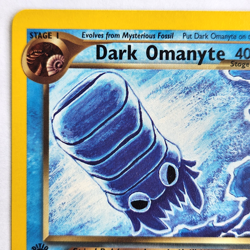Dark Omanyte 37/105 Pokemon TCG 1st Edition Neo Destiny NM Vintage 2002 Card - Image 3