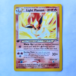 Light Flareon 46/105 Pokemon TCG 1st Edition Neo Destiny NM Vintage 2002 Card - Image 2
