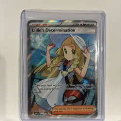 Pokemon TCG Mega Evolution Lillie’s Determination Full Art Trainer Card 169/132 - Image 2