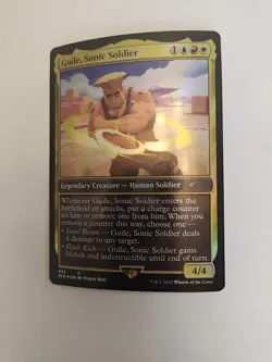 MTG Guile, Sonic Soldier Foil 434 SLD Secret Lair Drop Series Street Fighter - Image 3