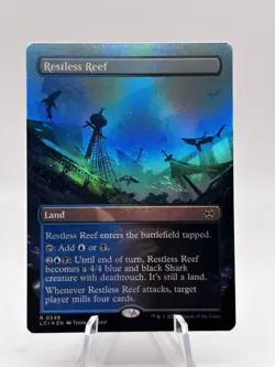 Restless Reef 0349 Borderless Foil Lost Caverns of Ixalan LCI MTG NM - Image 1