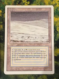 TUNDRA - REVISED - MTG MAGIC THE GATHERING LIGHT PLAY - Image 1