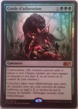 Corde d'adjuration PREMIUM / FOIL VF - French Chord of Calling - Mtg magic - - Image 1