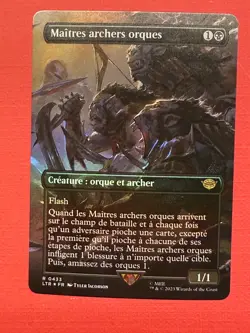 Mtg LTR— Orcish Bowmasters French — Foil —NM - Image 1