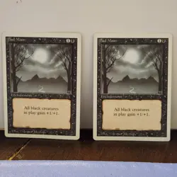 MTG Revised (3rd) Edition (1994): Bad Moon (Rare) - Image 1