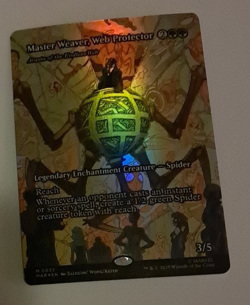 Master Weaver Web Protector MAR FOIL NM Marvel Spiderman MTG MAGIC THE GATHERING - Image 1