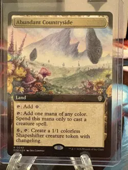 Abundant Countryside (Extended Art) Commander: Lorwyn Eclipsed Regular + Bonus🔥 - Image 2