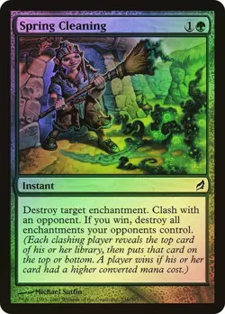 Lorwyn MTG FOIL Spring Cleaning Magic - Image 1