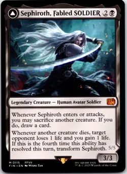Sephiroth, Fabled SOLDIER 115 FINAL FANTASY NM MTG - Image 1