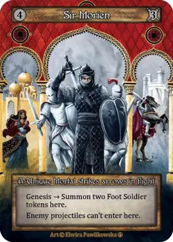Sorcery: Contested Realm Sir Morien Unique Regular NM Arthurian Legends - Image 1