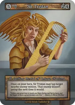 Sorcery: Contested Realm Sir Tristan Unique Regular NM Arthurian Legends - Image 1