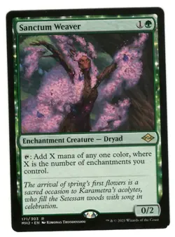 MTG Sanctum Weaver Modern Horizons 2 Magic the Gathering TCG - Image 1