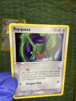 RARE 2006 Rayquaza Cosmos Holo From POP Series 1 • Pokemon TCG 3/17 - Image 1