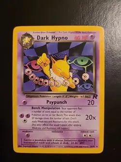 Dark Hypno - 26/82 - Pokemon Team Rocket Unlimited Rare Card WOTC NM - Image 1