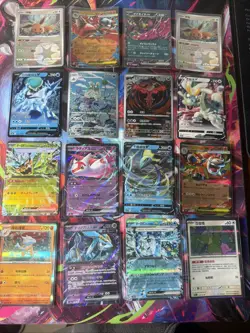 Pokemon 16 Card Lot nm V Max Mega Amazing Ex HOLO Rare Hits Only F29 - Image 1