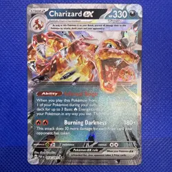 Charizard EX Double Rare 54/91 Paldean Fates Pokemon TCG Near Mint (NM) - Image 1