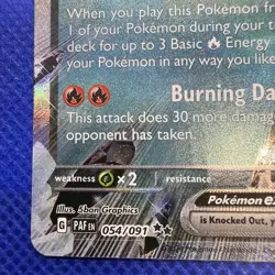 Charizard EX Double Rare 54/91 Paldean Fates Pokemon TCG Near Mint (NM) - Image 5