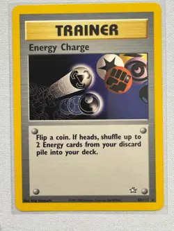 Energy Charge 85/111 Rare Neo Genesis Pokemon Near Mint - Image 1