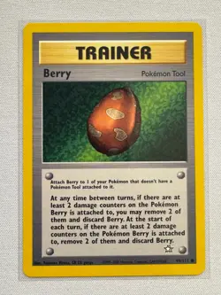Berry 99/111 Common Neo Genesis Pokemon Near Mint - Image 1