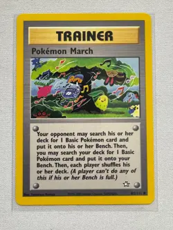 Pokemon March 102/111 Common Neo Genesis Pokemon Near Mint - Image 1