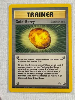 Gold Berry 93/111 Uncommon Neo Genesis Pokemon Near Mint - Image 1