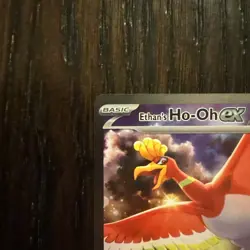 Pokemon Card TCG Ethan's Ho-Oh ex 230/182 SV10 Destined Rivals Rare Holo EX NM - Image 2