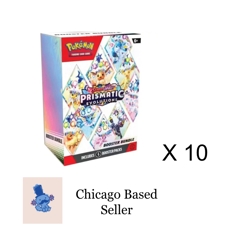 Prismatic Evolutions Booster Bundle FACTORY SEALED - LOT OF 10 Pokemon TCG - Image 1