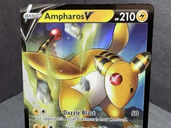 Pokemon TCG Ampharos V 049/185 Vivid Voltage Ultra Rare Holo (NM) - Image 2