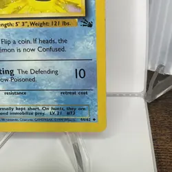 Tentacruel - 44/62Fossil Regular Unlimited - Pokemon TCG - 1999 - Image 2
