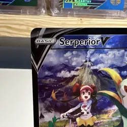 Serperior V TG13/TG30 Silver Tempest Ultra Rare Full Art Holo Pokemon Card - Image 3