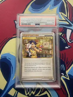 2010 POKEMON WORLD CHAMPIONSHIPS PROMO POWER COTTONWEED POKEMON COLLECTOR PSA 10 - Image 1