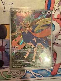 Pokemon TCG Zacian 100/094 Phantasmal Flames Illustration Rare MINT/Near Mint - Image 1