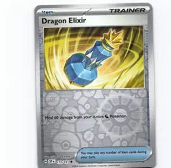 Dragon Elixir Reverse Holo Uncommon SV08: Surging Sparks 172/191 NM Pokemon - Image 1