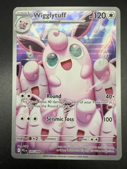 Pokemon TCG Wigglytuff 105/94 Phantasmal Flames Illustration Rare NM/MT - Image 1