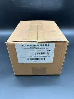 Pokemon TCG Team Rocket Destined Rivals 6 Tin Factory Sealed Case - Image 1