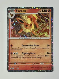 Pokemon TCG - Flareon - SVP 167 - 2025 S&V: Black Star Promo - Cosmo Holo - Image 4