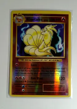 Ninetales 15/108 Holo EX Base Set Pokemon TCG - Image 1