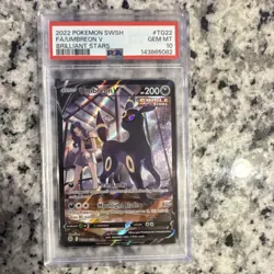 PSA 10 Pokemon Umbreon V TG22 Brilliant Stars Trainer Gallery Ultra Rare - Image 1