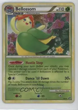 Bellossom Holo Pokemon HeartGold & SoulSilver Undaunted #1 2010 - Image 1