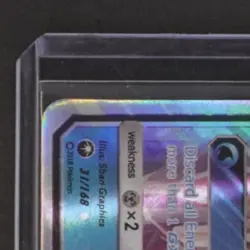 2018 POKEMON SUN & MOON CELESTIAL STORM #31/168 ARTICUNO GX HOLO - Image 3