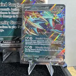 Pokemon TCG JUMBO & Regular Roaring Moon ex SVP Black Star Promos SVP067 - Image 2