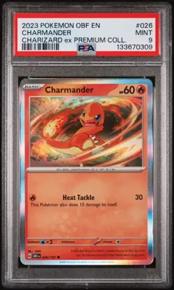 Charmander 026/197 Cosmos Holo Premium Collection Promo PSA 9 Pokemon TCG - Image 1